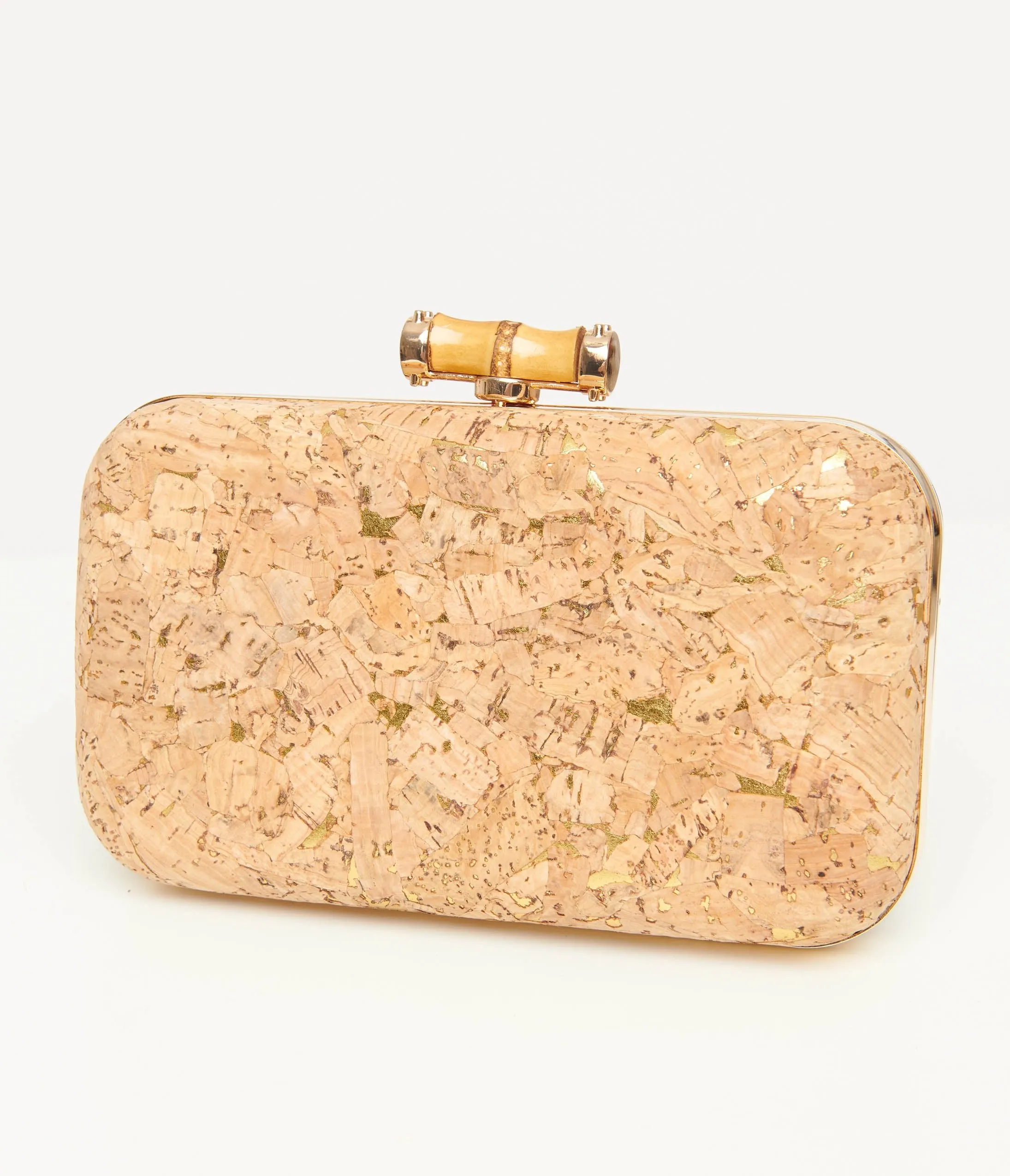 1950s Cork Clutch Handbag