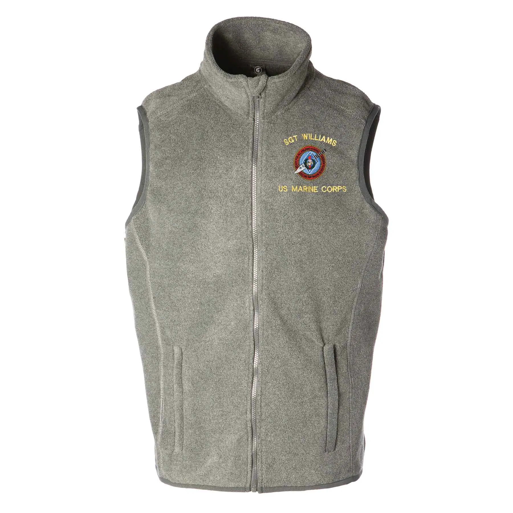 2nd Battalion 7th Marines Embroidered Fleece Vest