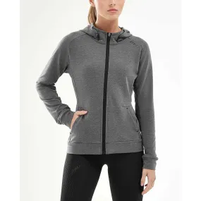 2XU Transit Zip Hoodie chandail kangourou avec fermeture eclair pour femme