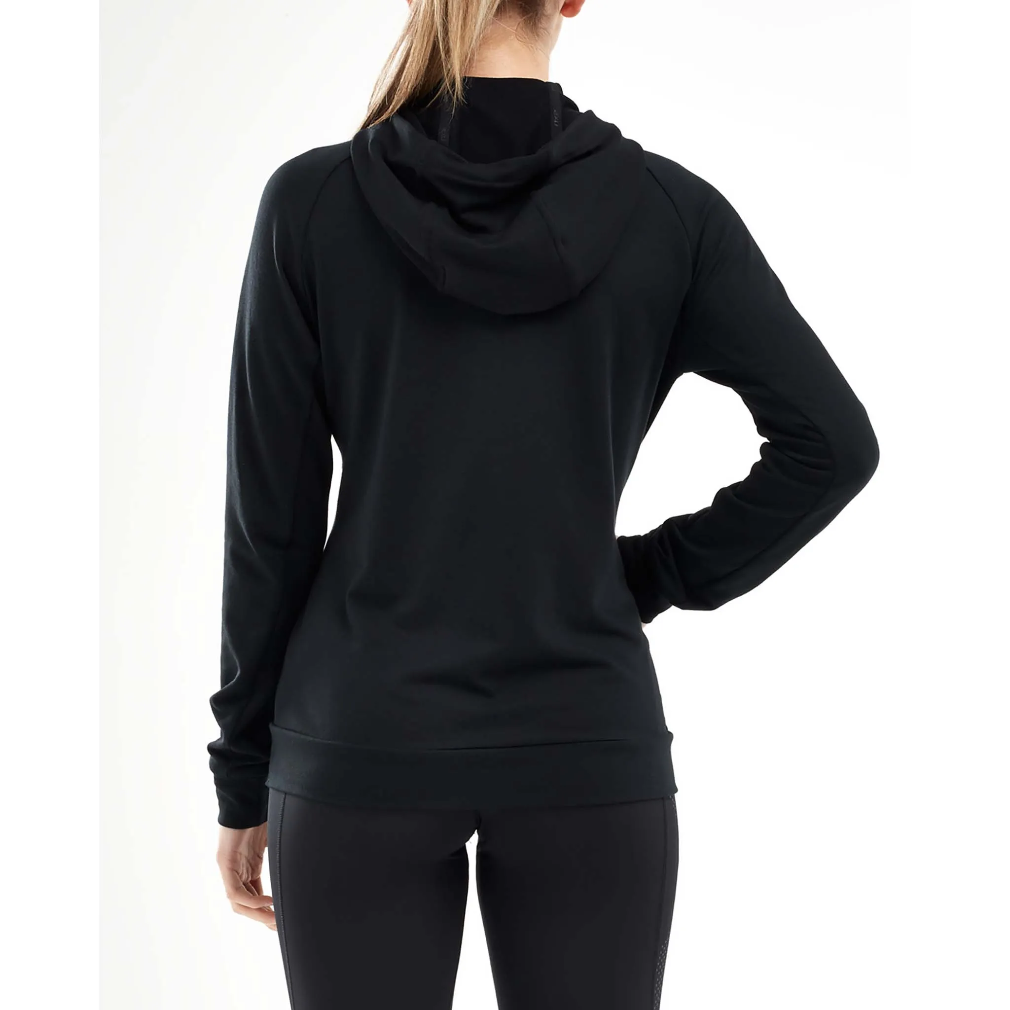 2XU Transit Zip Hoodie chandail kangourou avec fermeture eclair pour femme