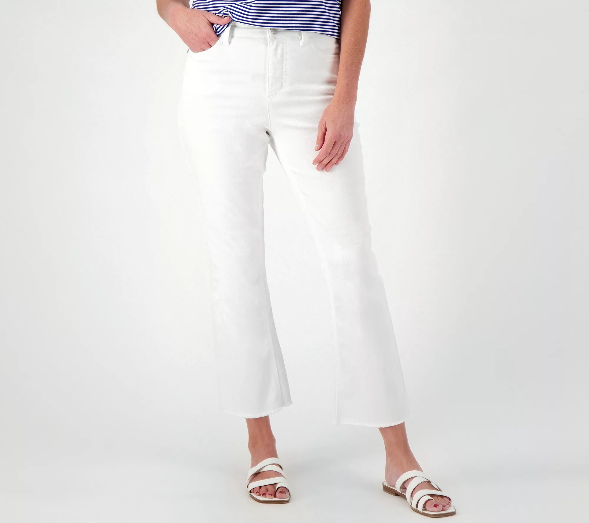 "As Is" Studio Park x Amy Stran Tall All The Time White Jeans