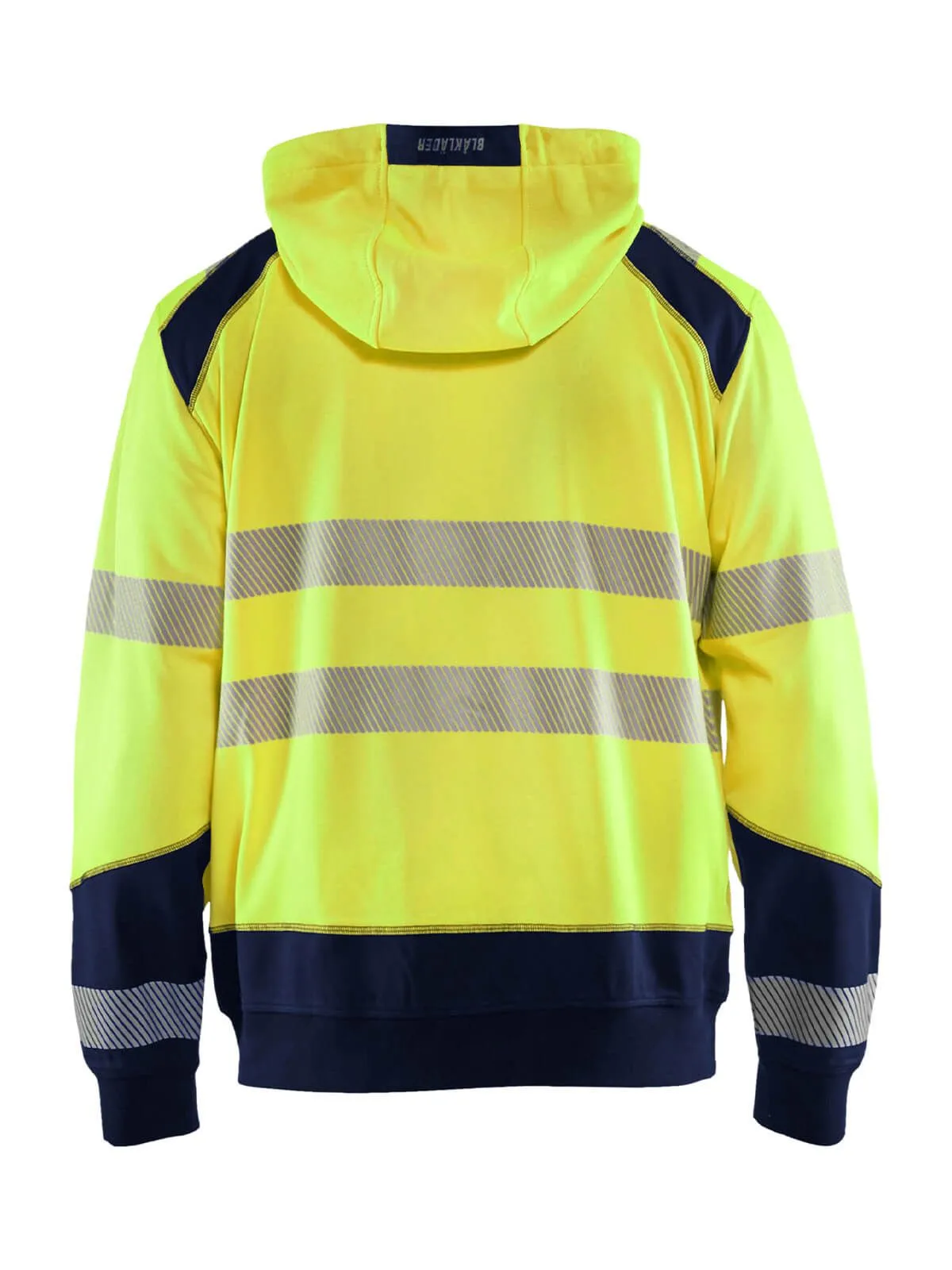 3546-2528 High Vis Work Hoodie with Zip - Blåkläder