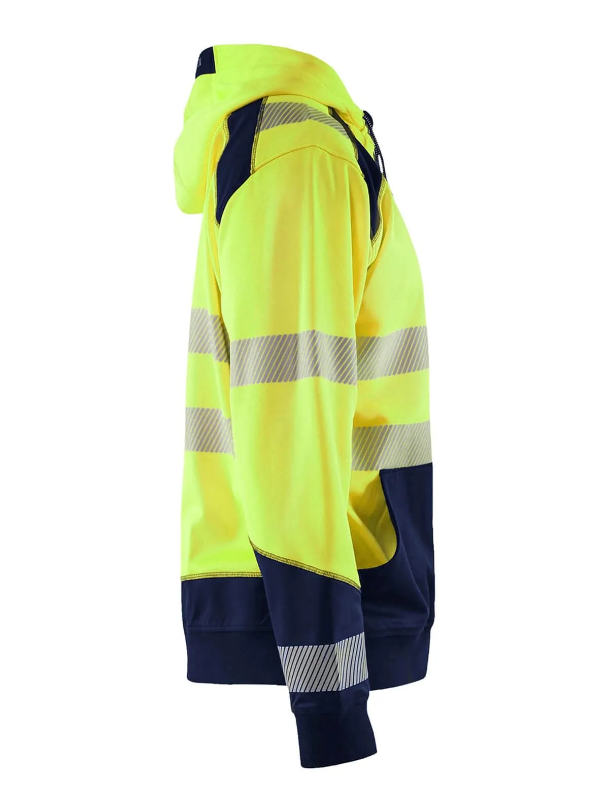 3546-2528 High Vis Work Hoodie with Zip - Blåkläder