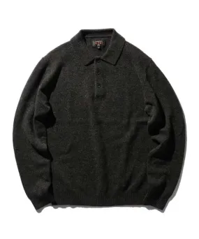 9G Knit Polo - Charcoal