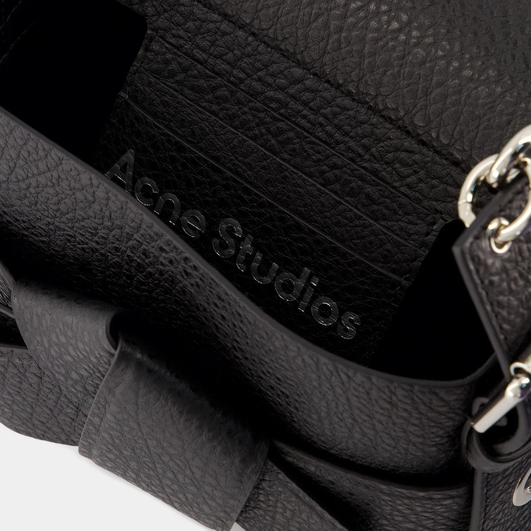 Acne Studios  Musubi Shoulder Bag - Acne Studios - Leather - Black