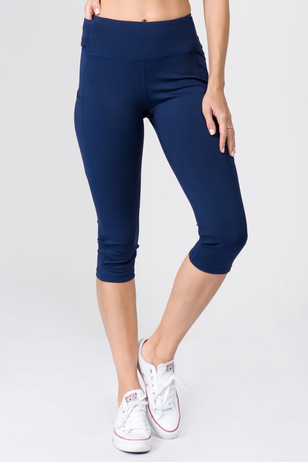 Active 5-Pocket Capri Leggings