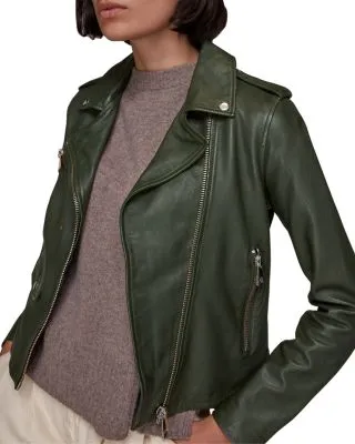 Agnes Leather Moto Jacket