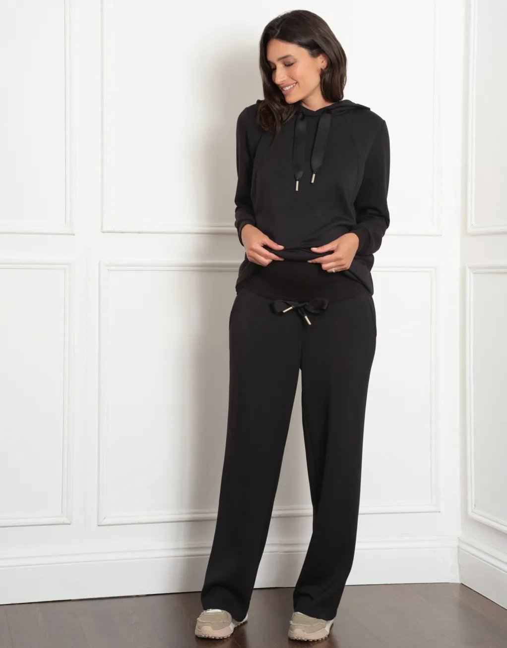 Amreen | Wide-Leg Lounge Maternity Pants