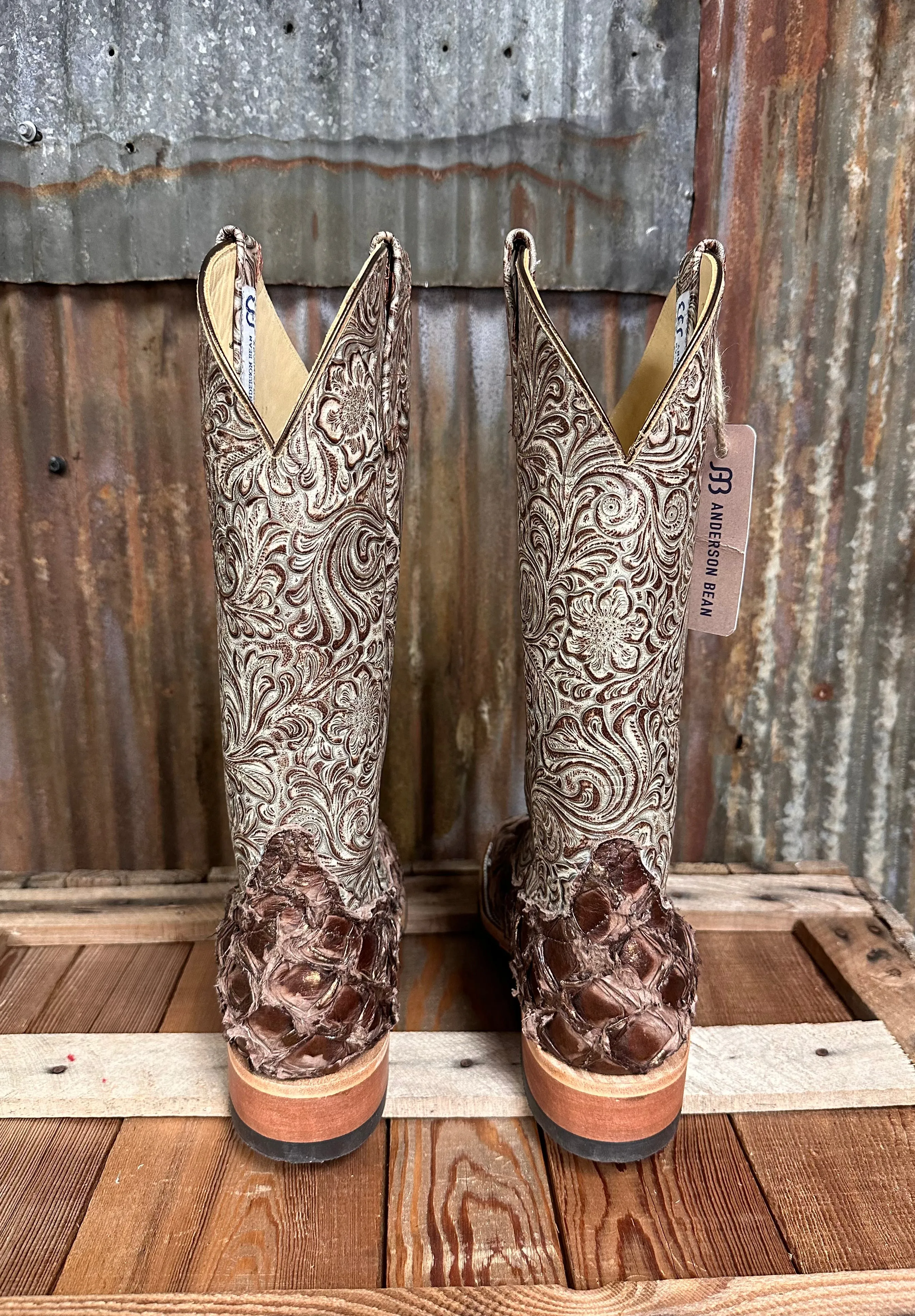 Anderson Bean Bronze Big Bass Western Boot