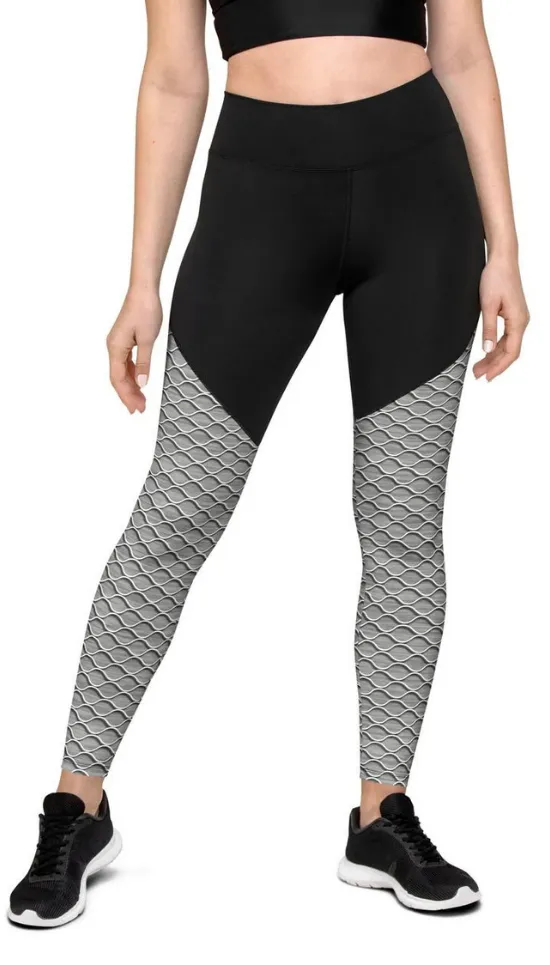 Anti Cellulite Pattern Compression Leggings