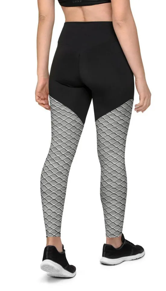 Anti Cellulite Pattern Compression Leggings