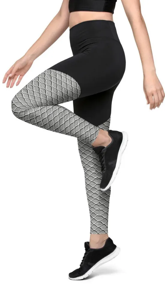 Anti Cellulite Pattern Compression Leggings