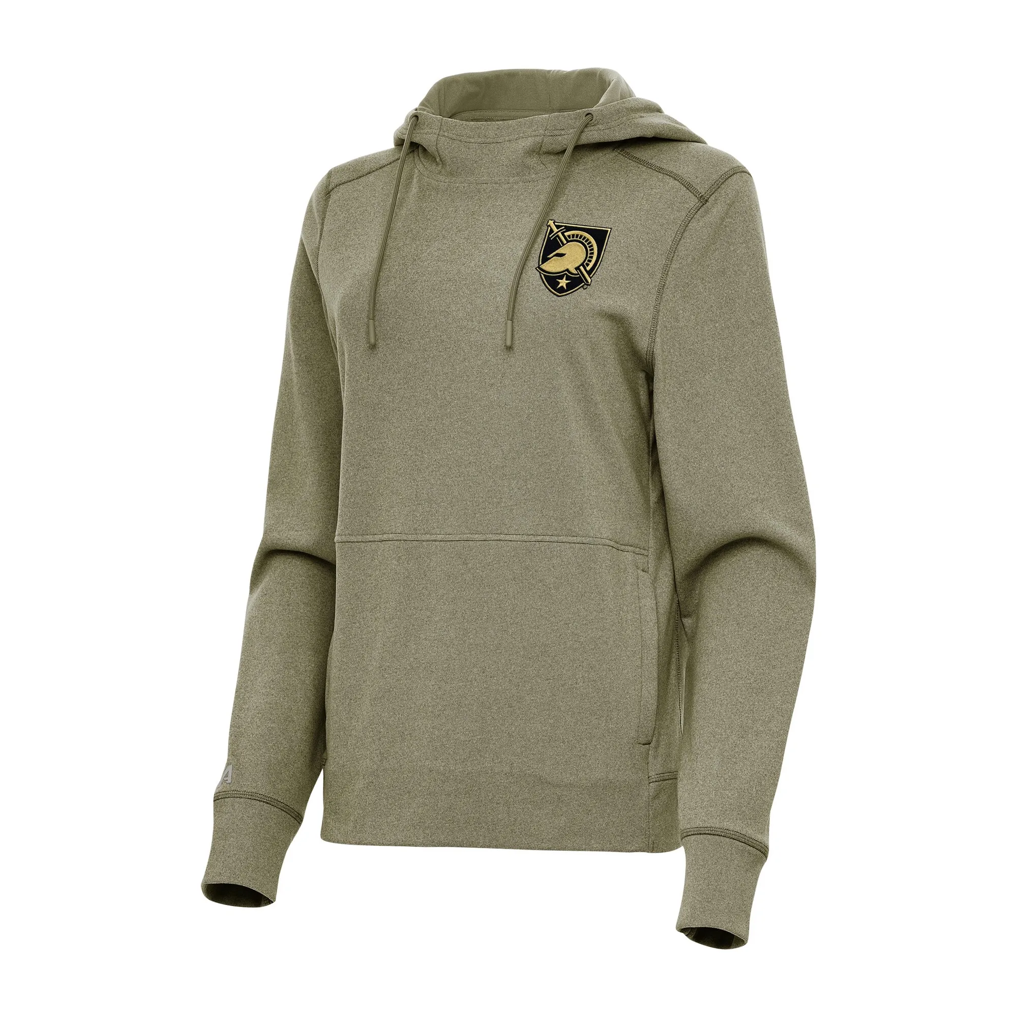 Antigua Army Black Knights Women's Olive Justice Pullover Hoodie