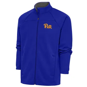 Antigua Pitt Panthers Royal Links Full-Zip Golf Jacket