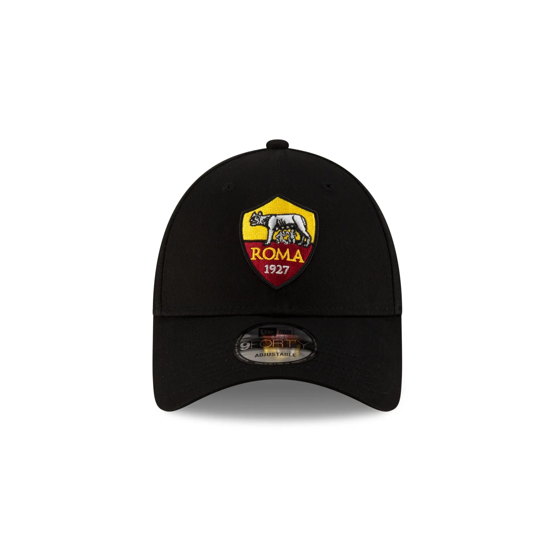 AS Roma Black Shield 9FORTY Adjustable Hat