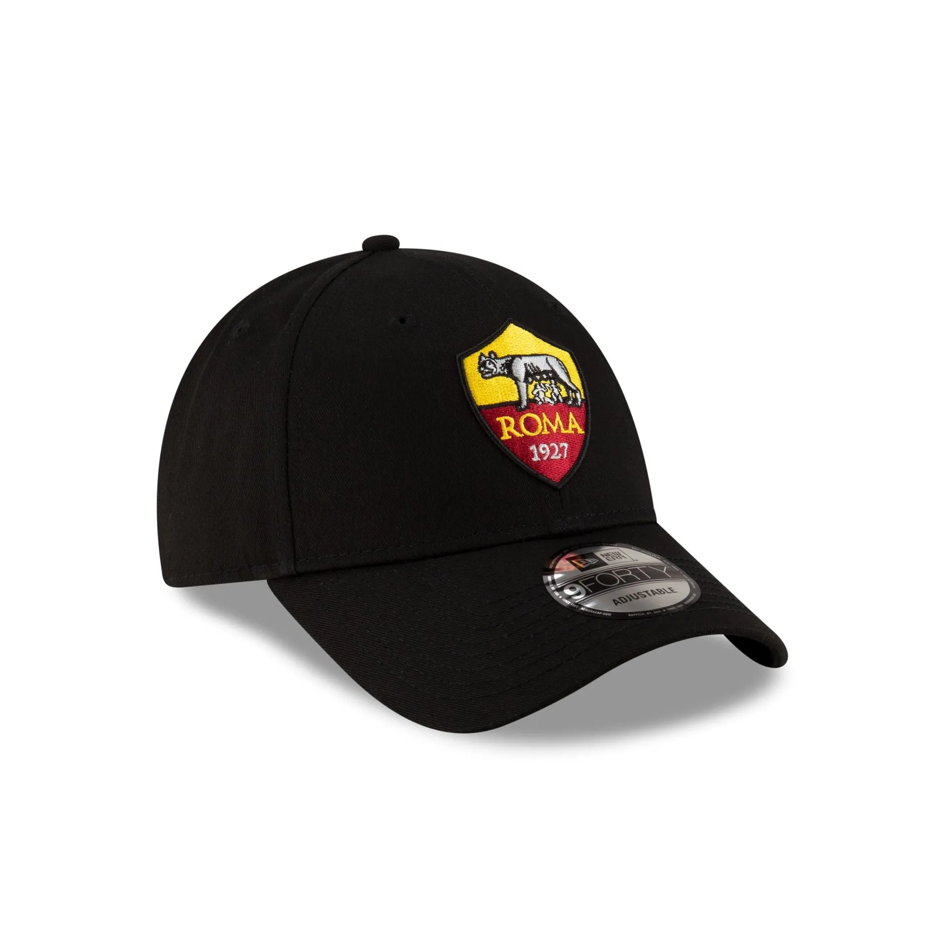 AS Roma Black Shield 9FORTY Adjustable Hat