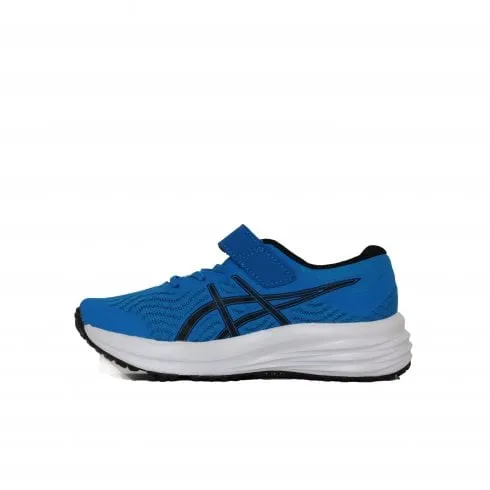 Asics Patriot 12 PS | Directoire Blue/Black | Children's Running Trainers