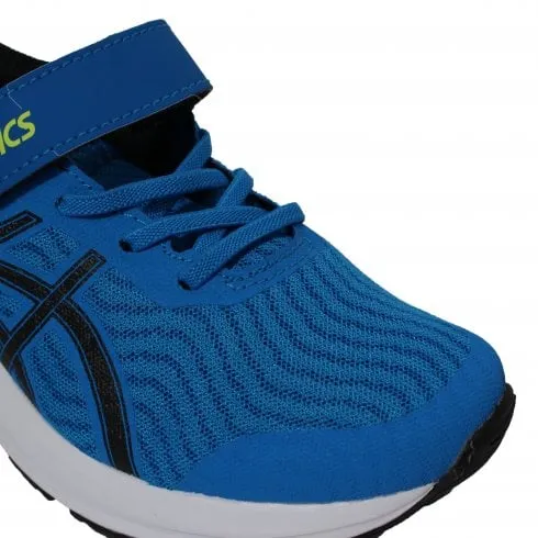 Asics Patriot 12 PS | Directoire Blue/Black | Children's Running Trainers