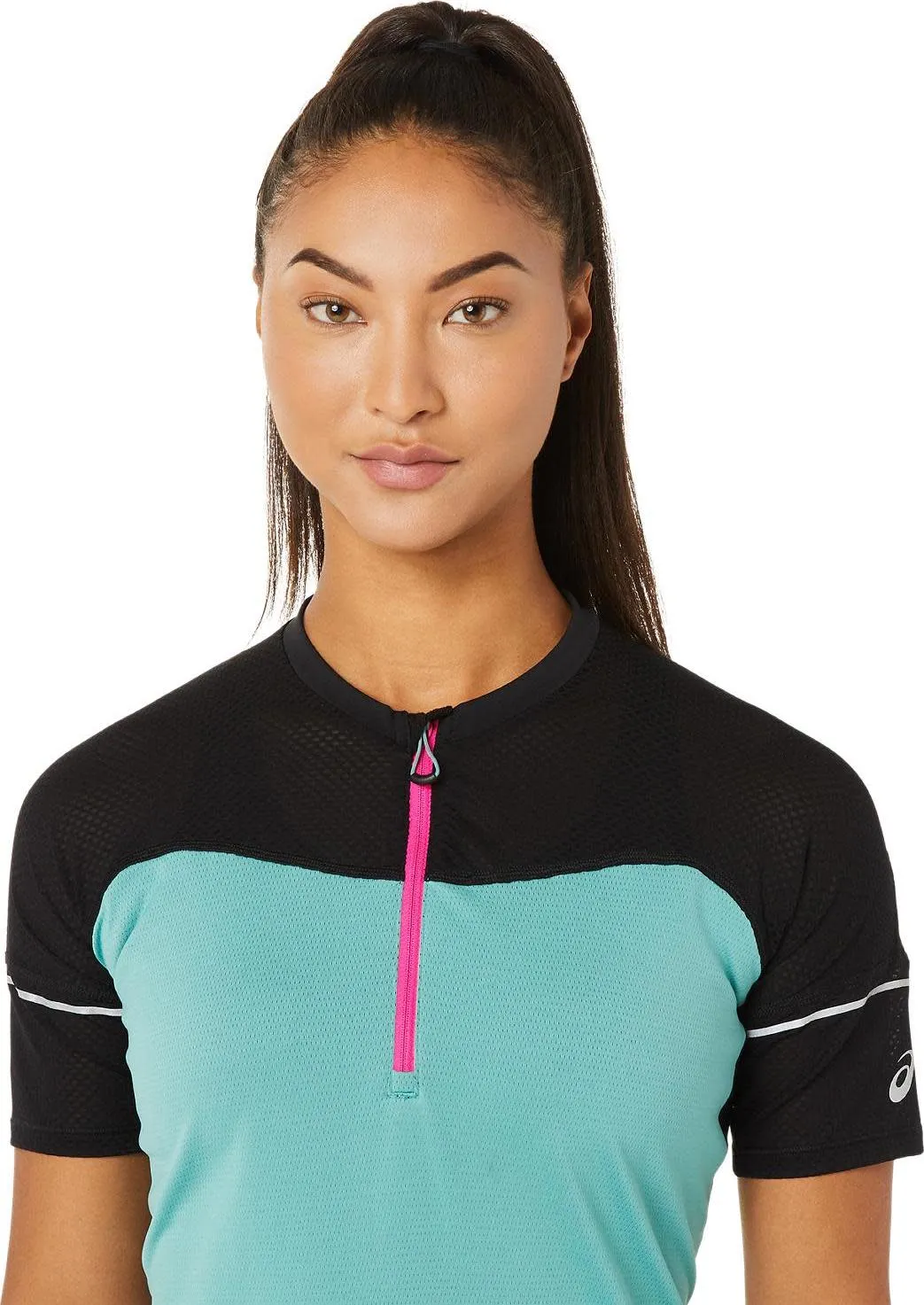 Asics Women's Fujitrail Top Sage/Performance Black | Buy Asics Women's Fujitrail Top Sage/Performance Black here | Out