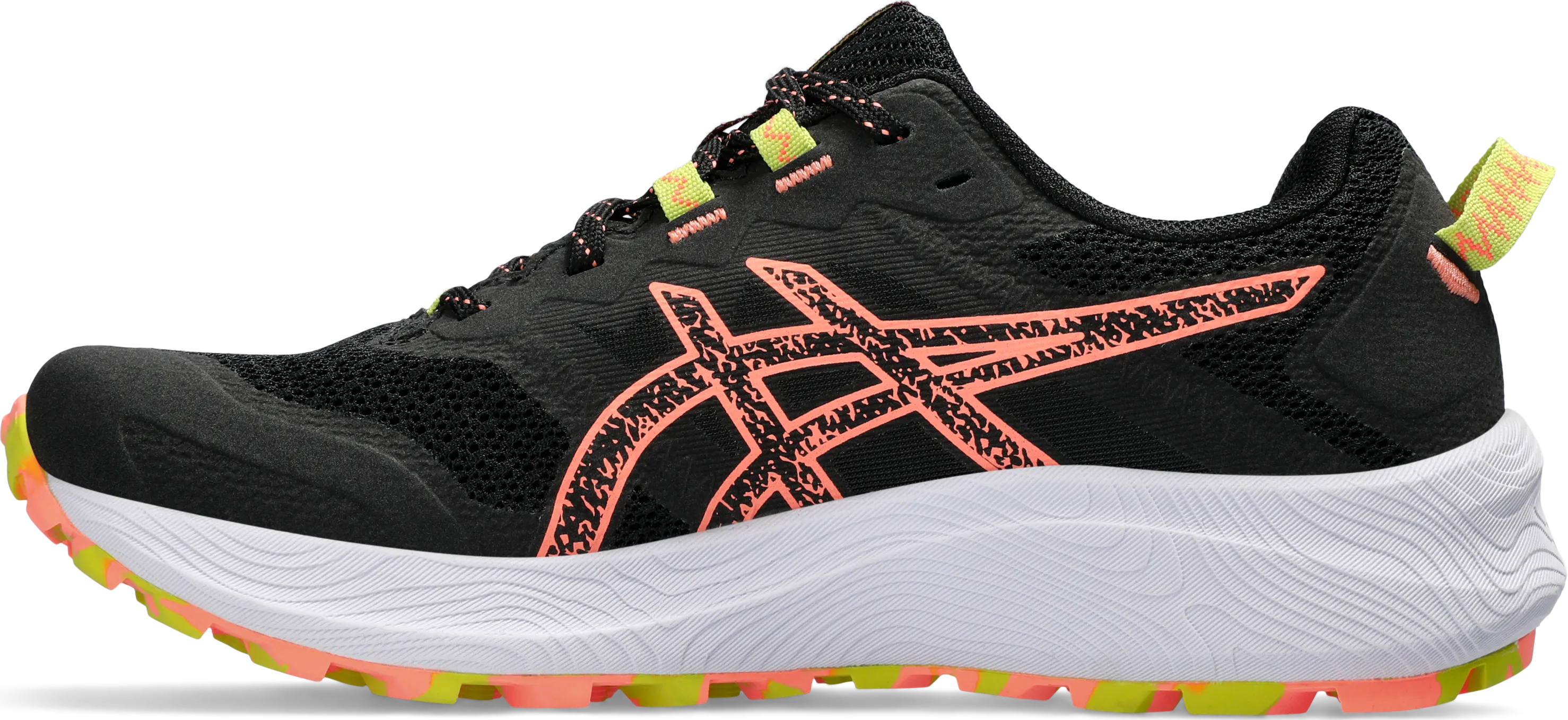 Asics Women's Trabuco Terra 2 Black/Sun Coral | Buy Asics Women's Trabuco Terra 2 Black/Sun Coral here | Outnorth