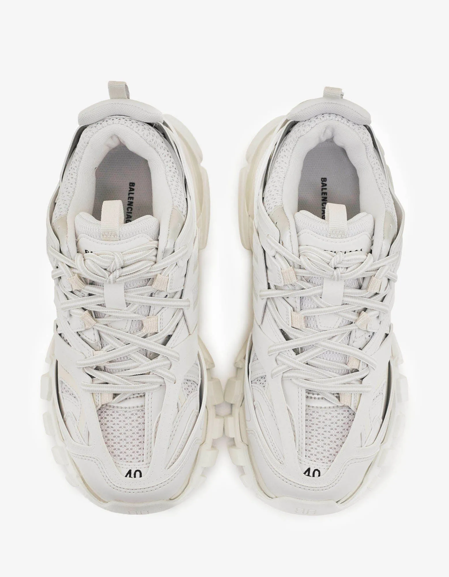 Balenciaga Balenciaga All-White Track Trainers