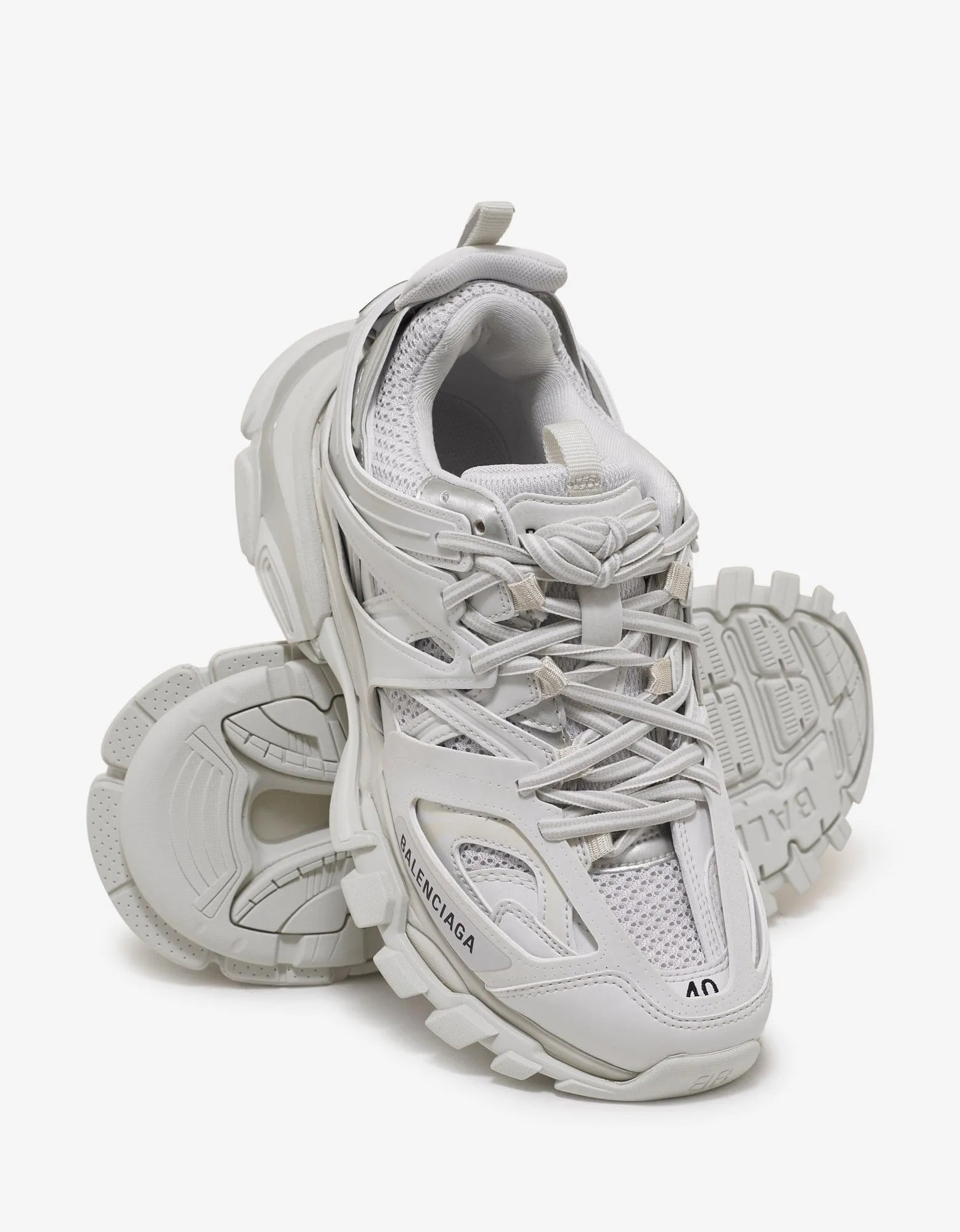 Balenciaga Balenciaga All-White Track Trainers