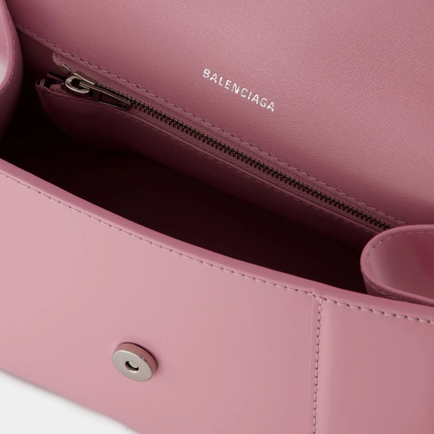 Balenciaga  Hourglass S Bag - Balenciaga - Leather - Powder Pink