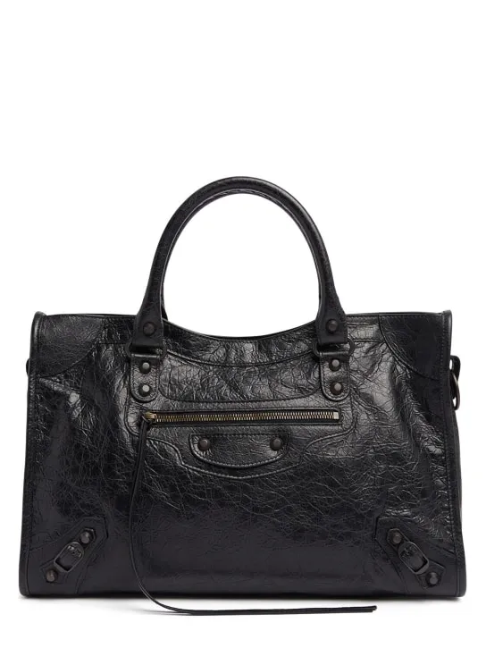 Balenciaga   Medium Le City Arena Storico leather bag 