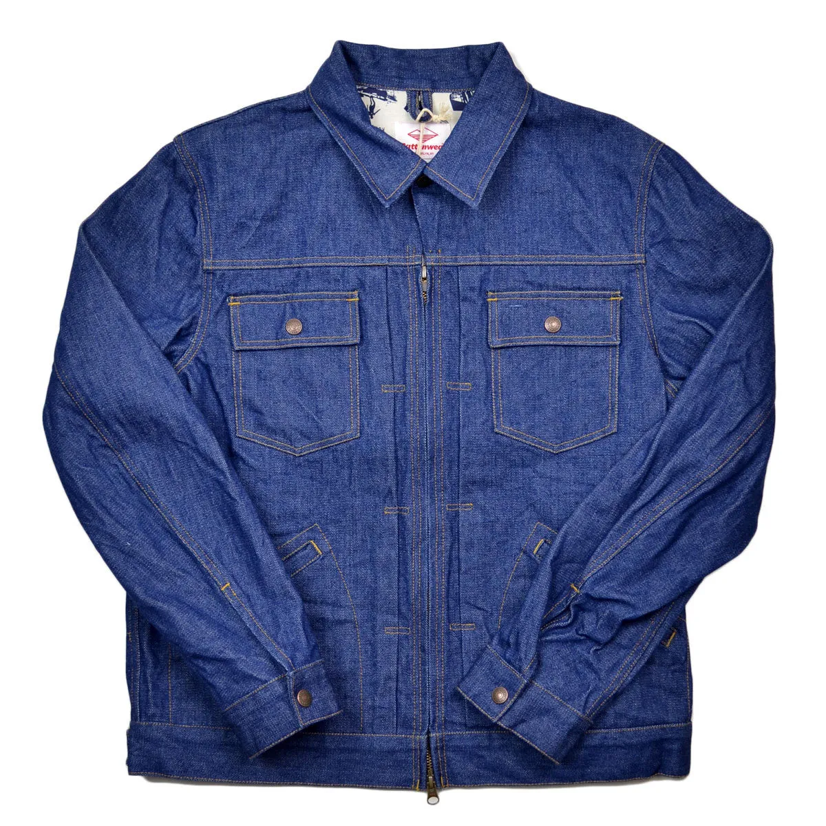 Battenwear - Zip Trucker Jacket - Broken Denim