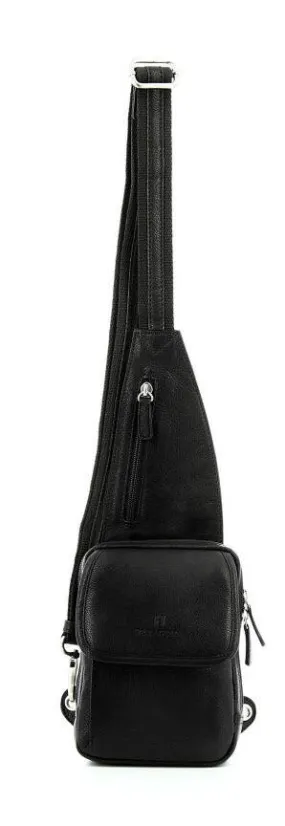 Black leather bag 461303