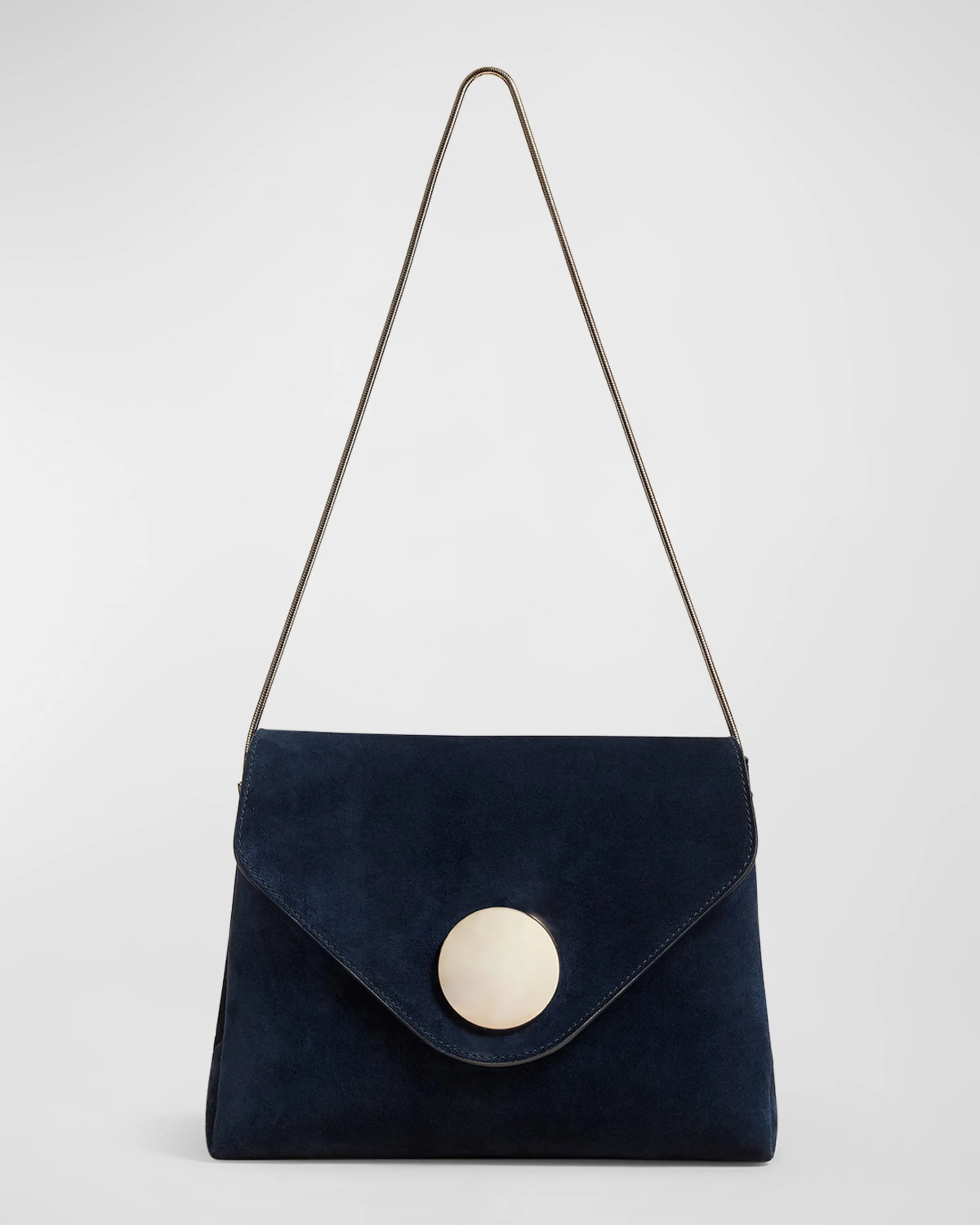 Bobbi Envelope Flap Suede Shoulder Bag