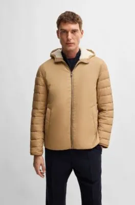 BOSS SELECTED BY BECKHAM two-in-one hooded jacket