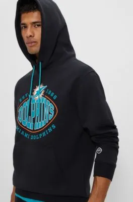  BOSS x NFL cotton-blend hoodie with collaborative branding