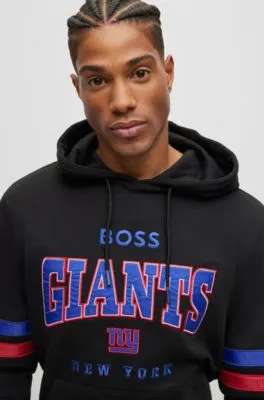 BOSS x NFL cotton-terry hoodie with collaborative branding