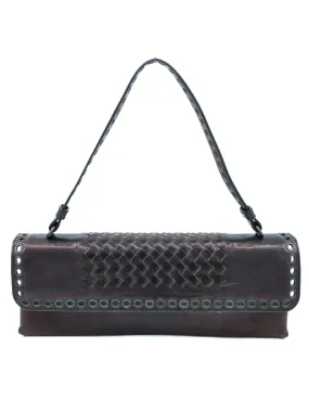 Bottega Veneta Woven Leather Baguette Bag