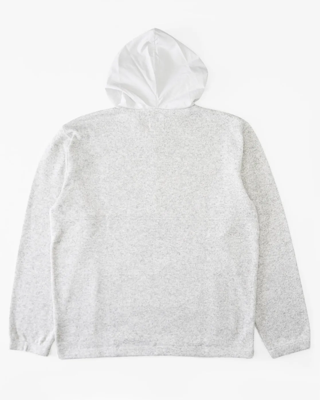 Boys Boundary Half-Zip Hooded Fleece - Grey Heather