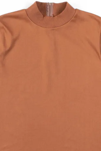 Brown Sleeveless Top