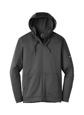 Bulk Orders | Men's Nike Anthracite Therma-FIT Full-Zip Fleece Hoodie 