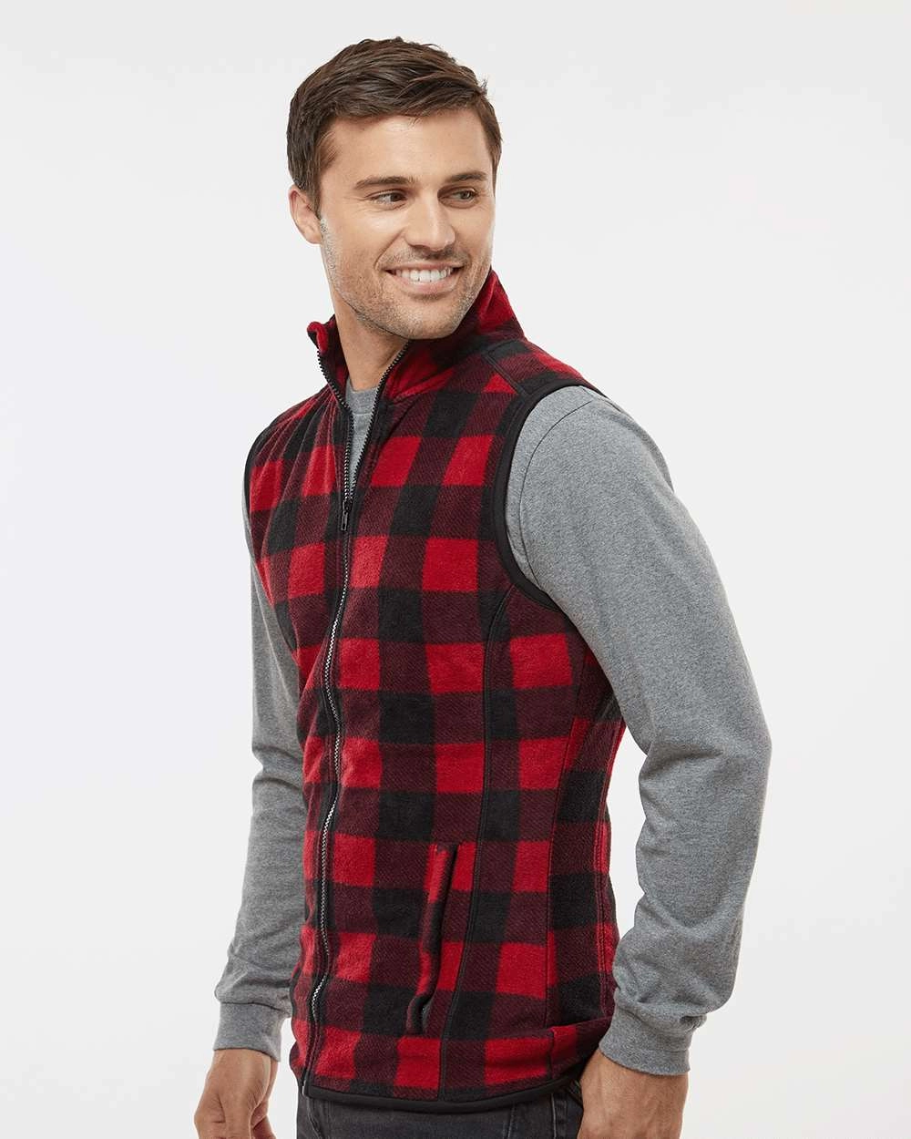 Burnside Clothing 3012 Polar Fleece Vest SKU: 3012