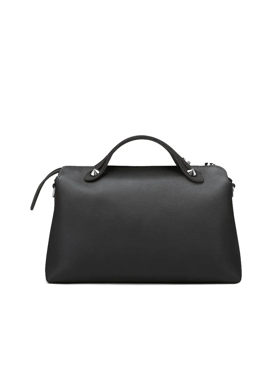 By The Way Medium Black Leather Boston Bag