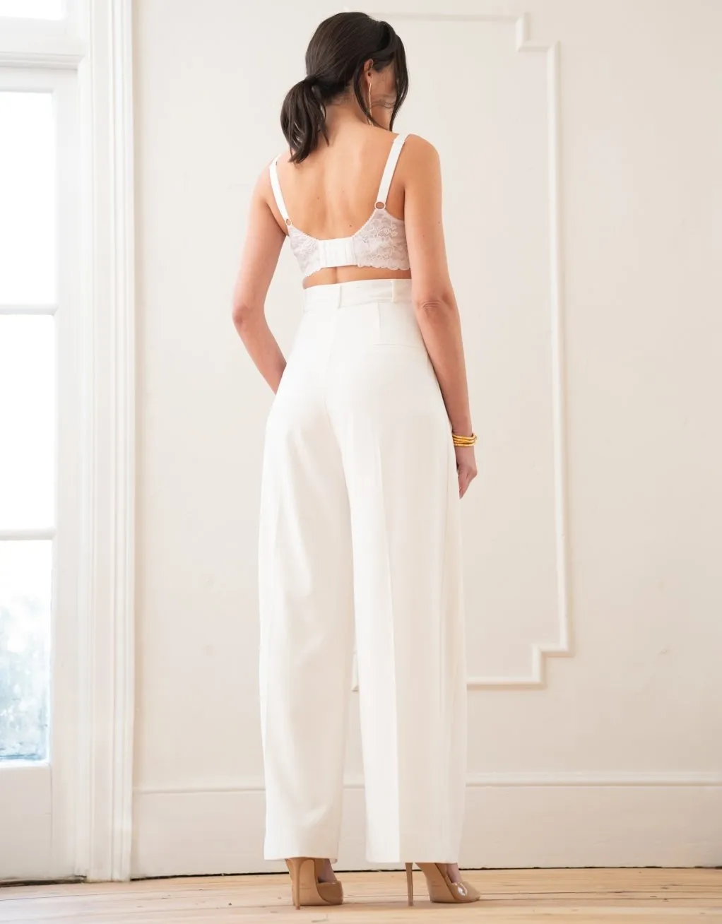 Calico | Wide Leg Over Bump Maternity Pants