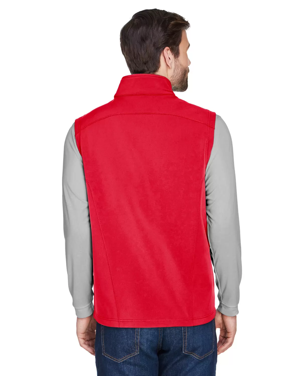 CE701 Ash City - Core 365 Men's Cruise Two-Layer Fleece Bonded Soft Shell Vest SKU: CE701