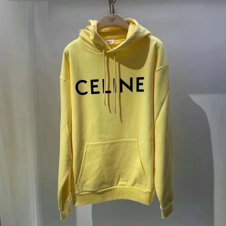 CELINE  |Loose Celine hoodie in Cotton fleece