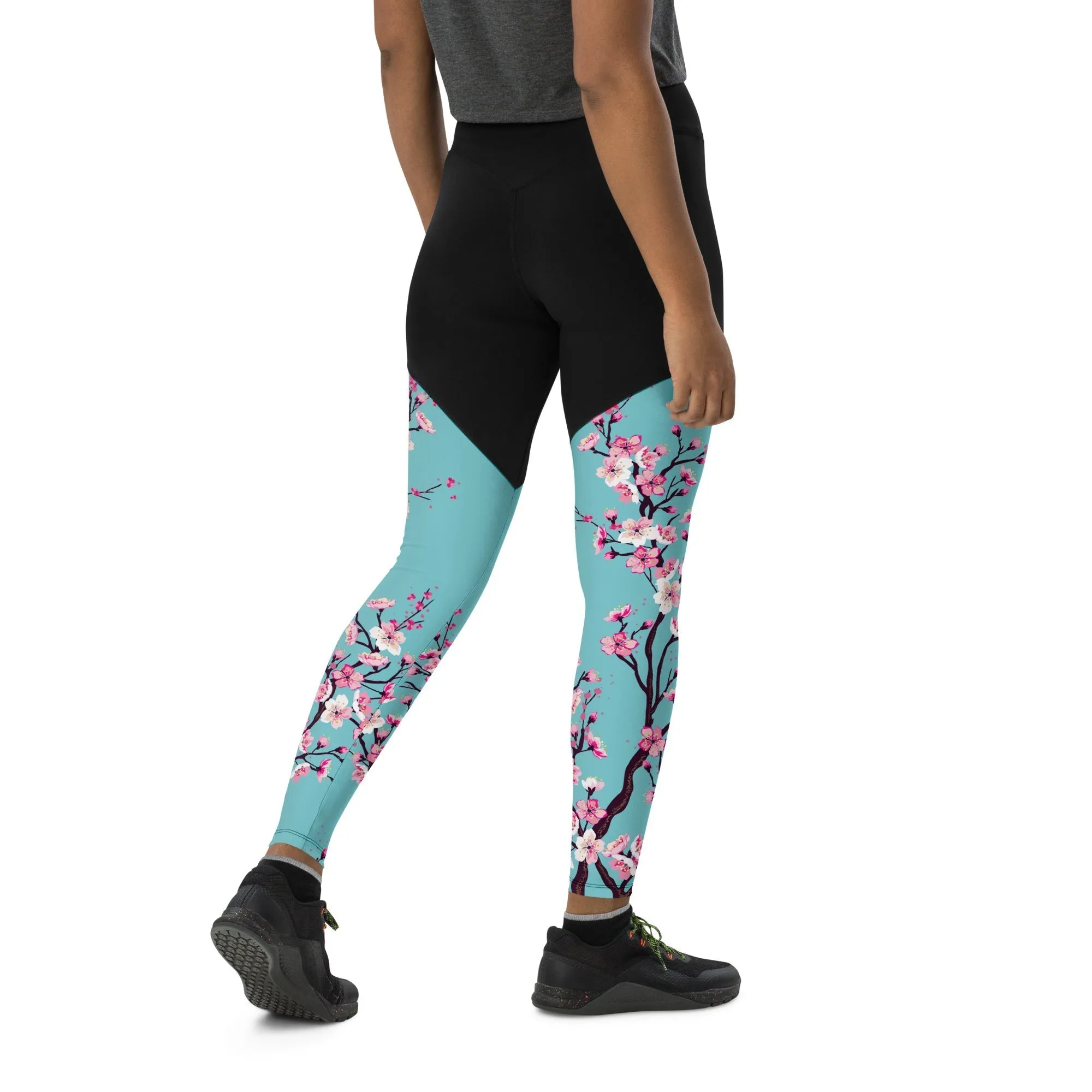 Cherry Blossom Compression Leggings