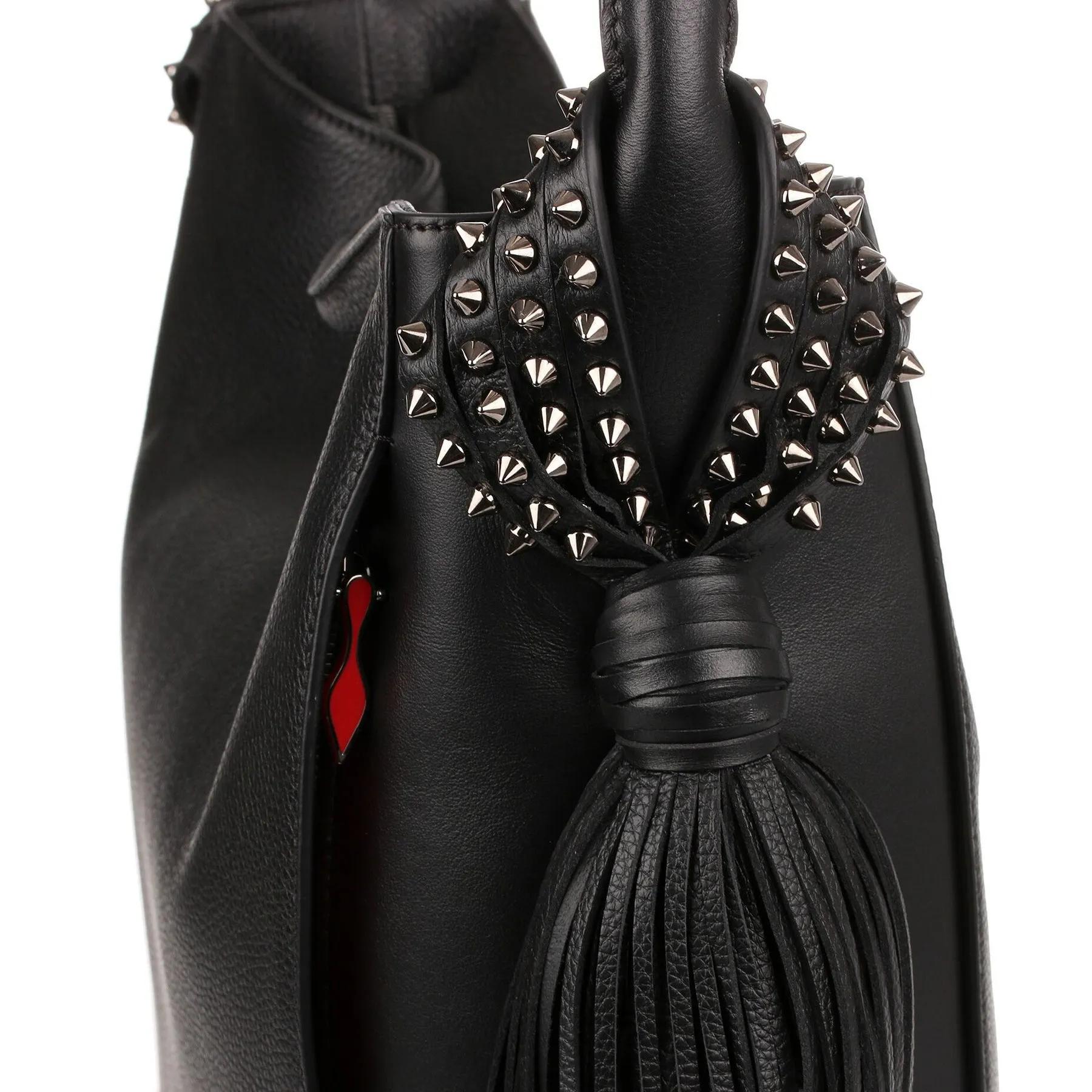 Christian Louboutin Eloise Hobo black leather bag