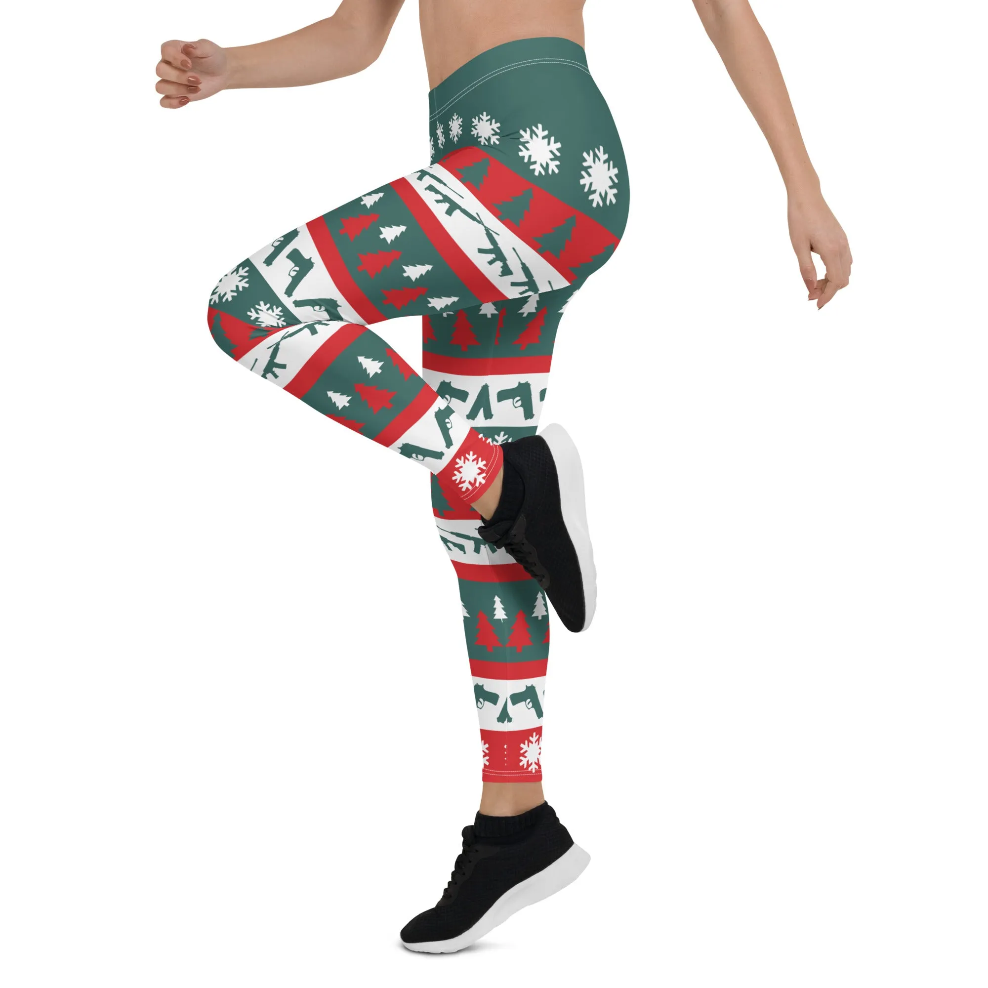 Christmas and Guns Leggings