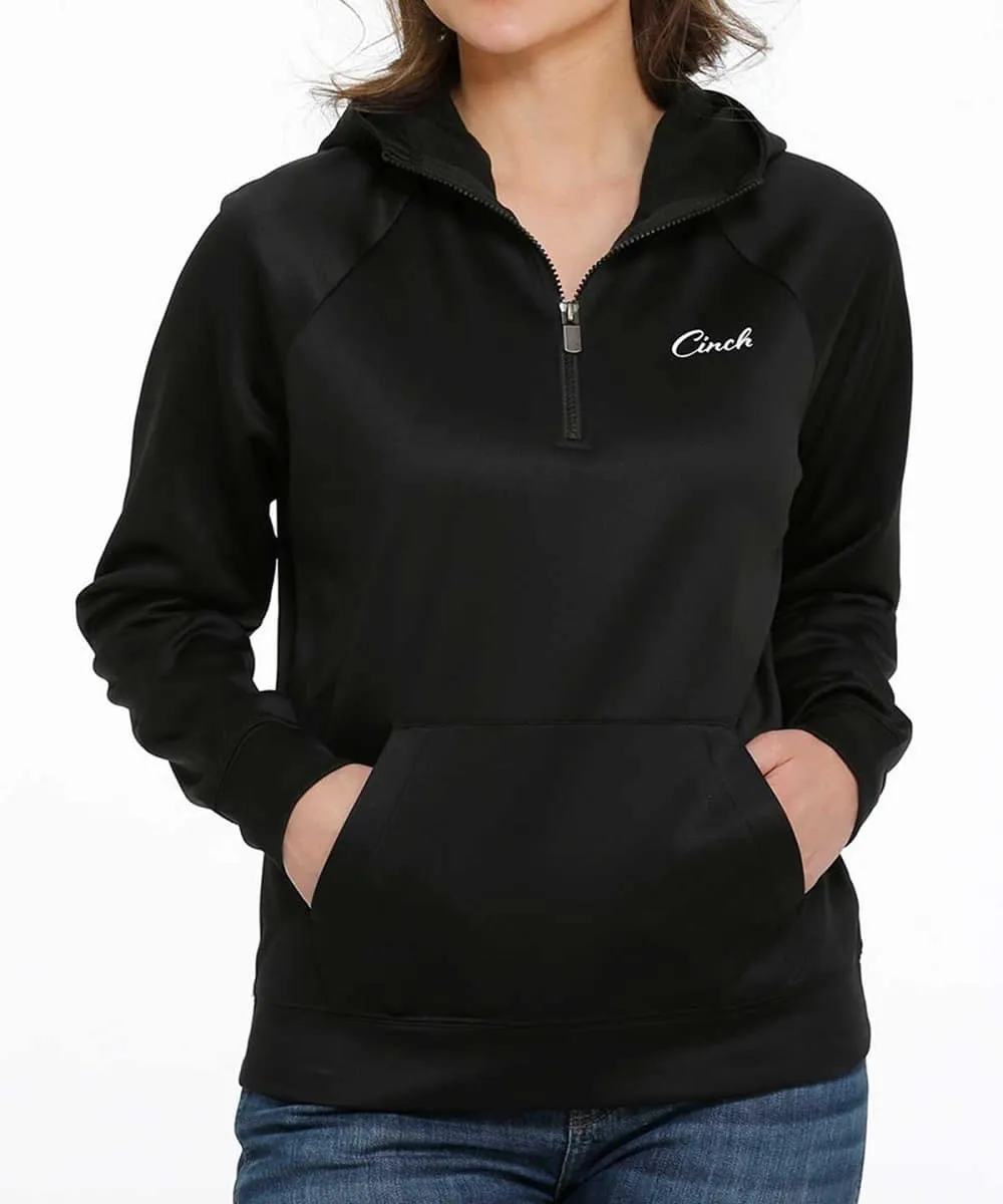 Cinch Women's 1/2 Zip Fleece Hoodie