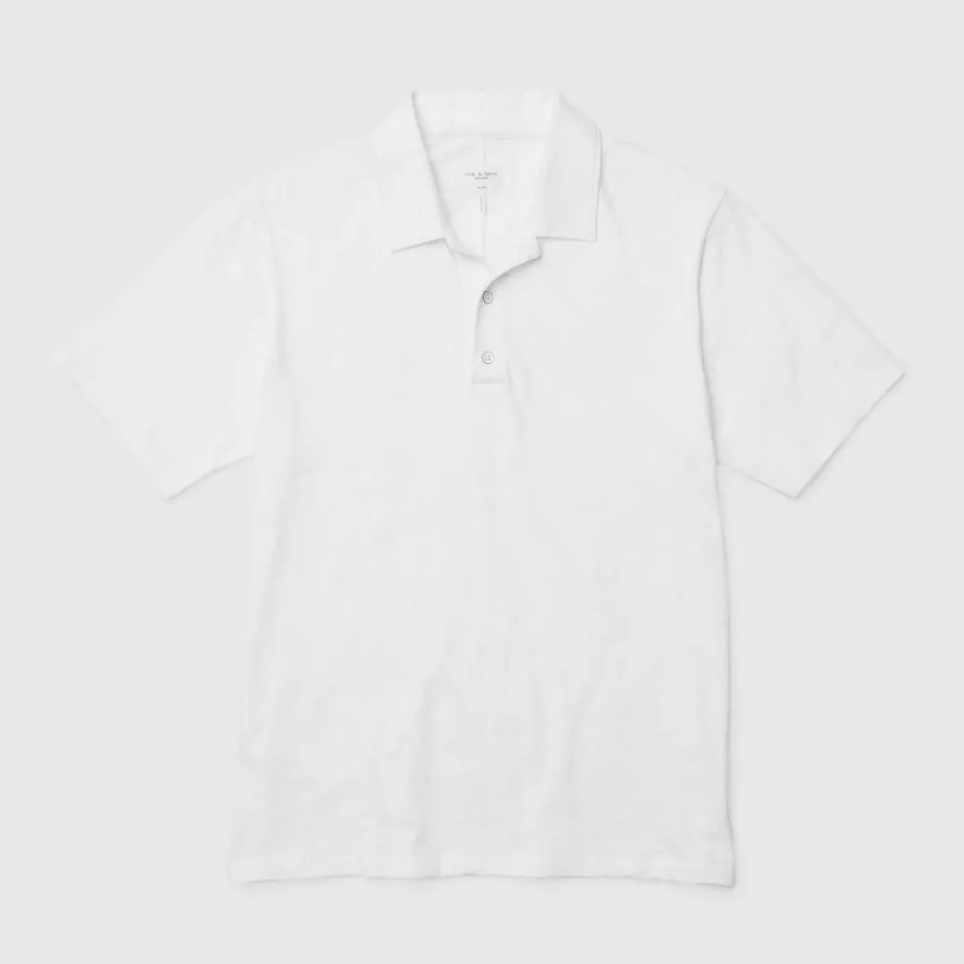 Classic Flame Polo (White)