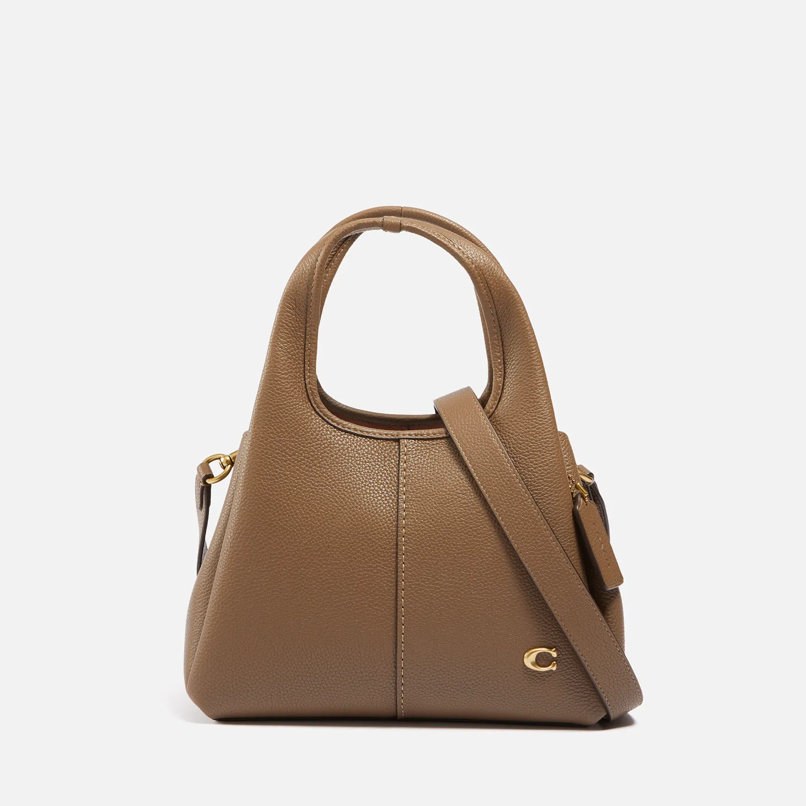 Coach Lana 23 Polished Pebble-Grain Leather Shoulder Bag | Coggles