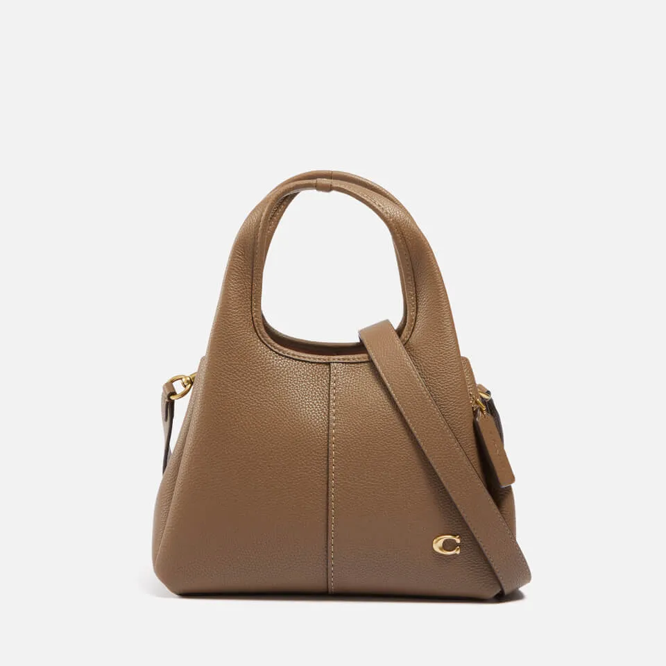 Coach Lana 23 Polished Pebble-Grain Leather Shoulder Bag | Coggles